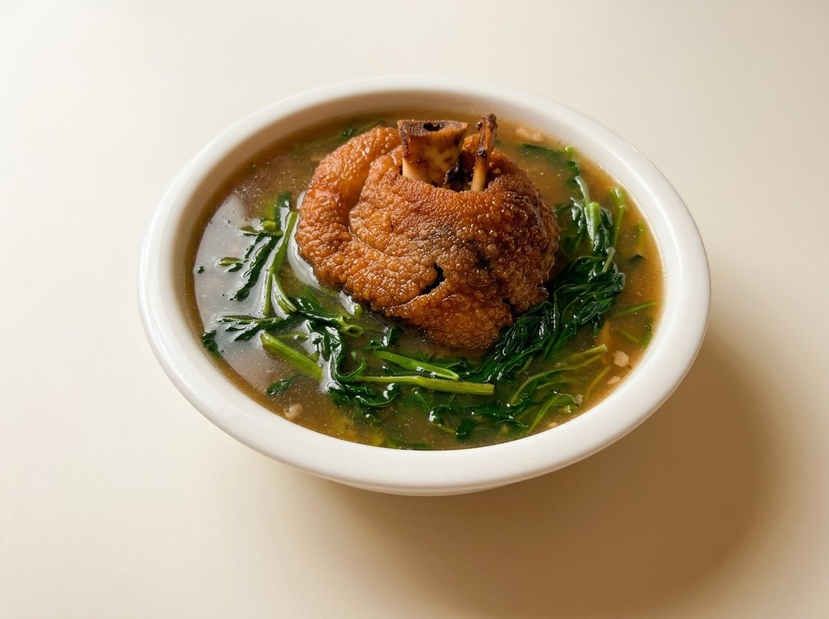 Stewed pork trotters